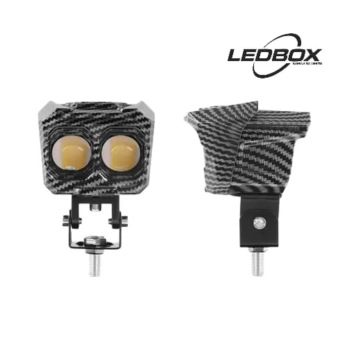 [LEDBOX-0060] LED 2X2 FIBRA DE CARBONO (SUELTO)