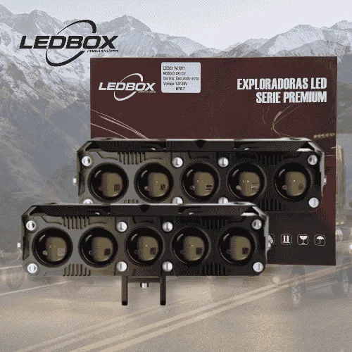 5X5 LUPA LEDBOX C/V (PAR)