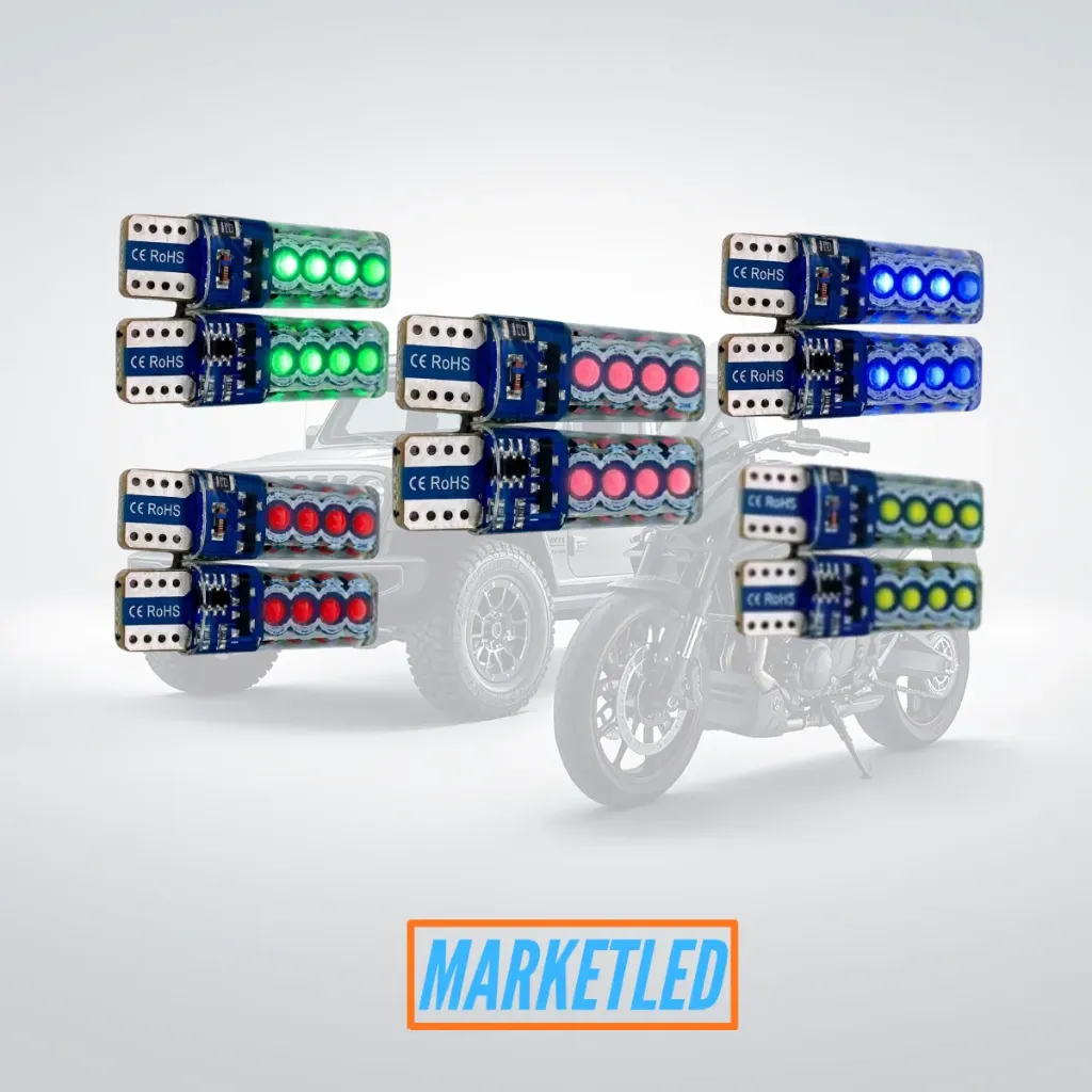 T10 MULTICOLOR 12V(SET)