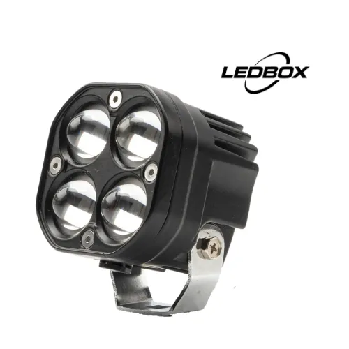 [LEDBOX-0010] [LEDBOX-0010] FOCO 4X4 LUPA CUADRADO S/MICA