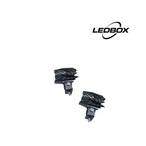[LEDBOX-0064] LED 1X1 BALA FIBRA DE CARBONO