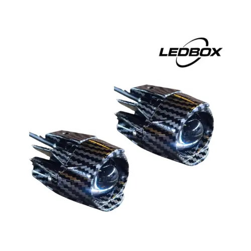 LED 1X1 BALA FIBRA DE CARBONO (PAR)