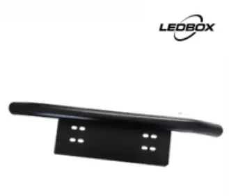 Porta placa metalico